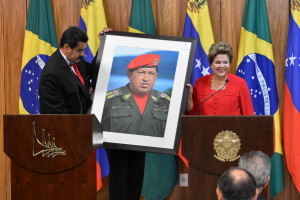 Dilma Rousseff recebe presidente da Venezuela