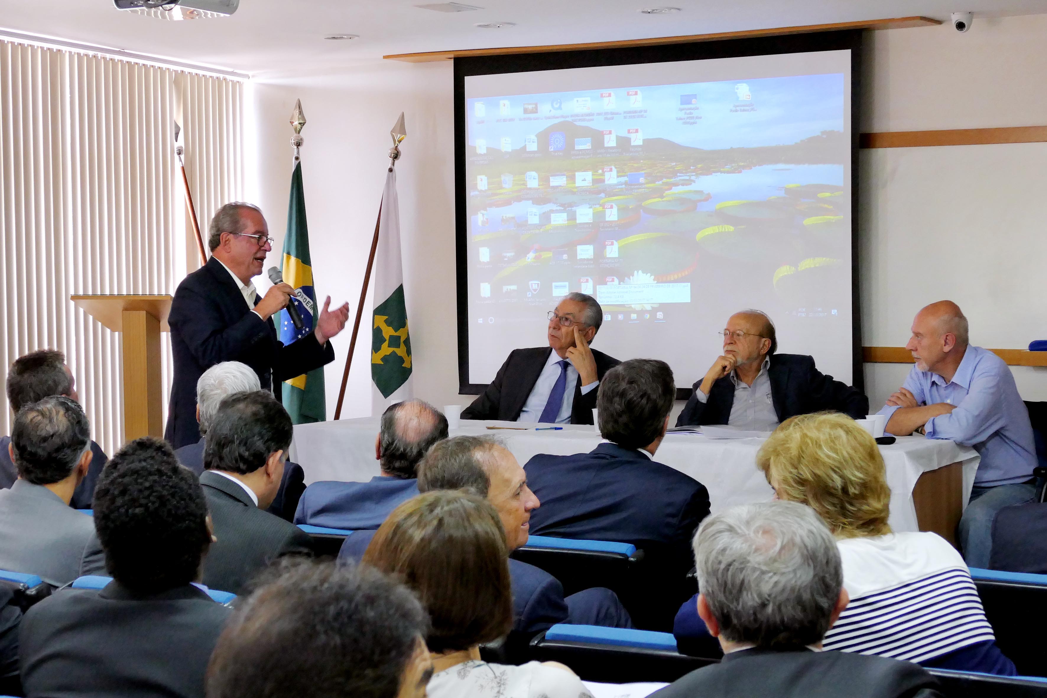 José Aníbal discursa durante reunião da Executiva Nacional, para debater a Reforma da Previdência e Convenção da sigla. Brasília, 22/11/2017 Foto Orlando Brito
