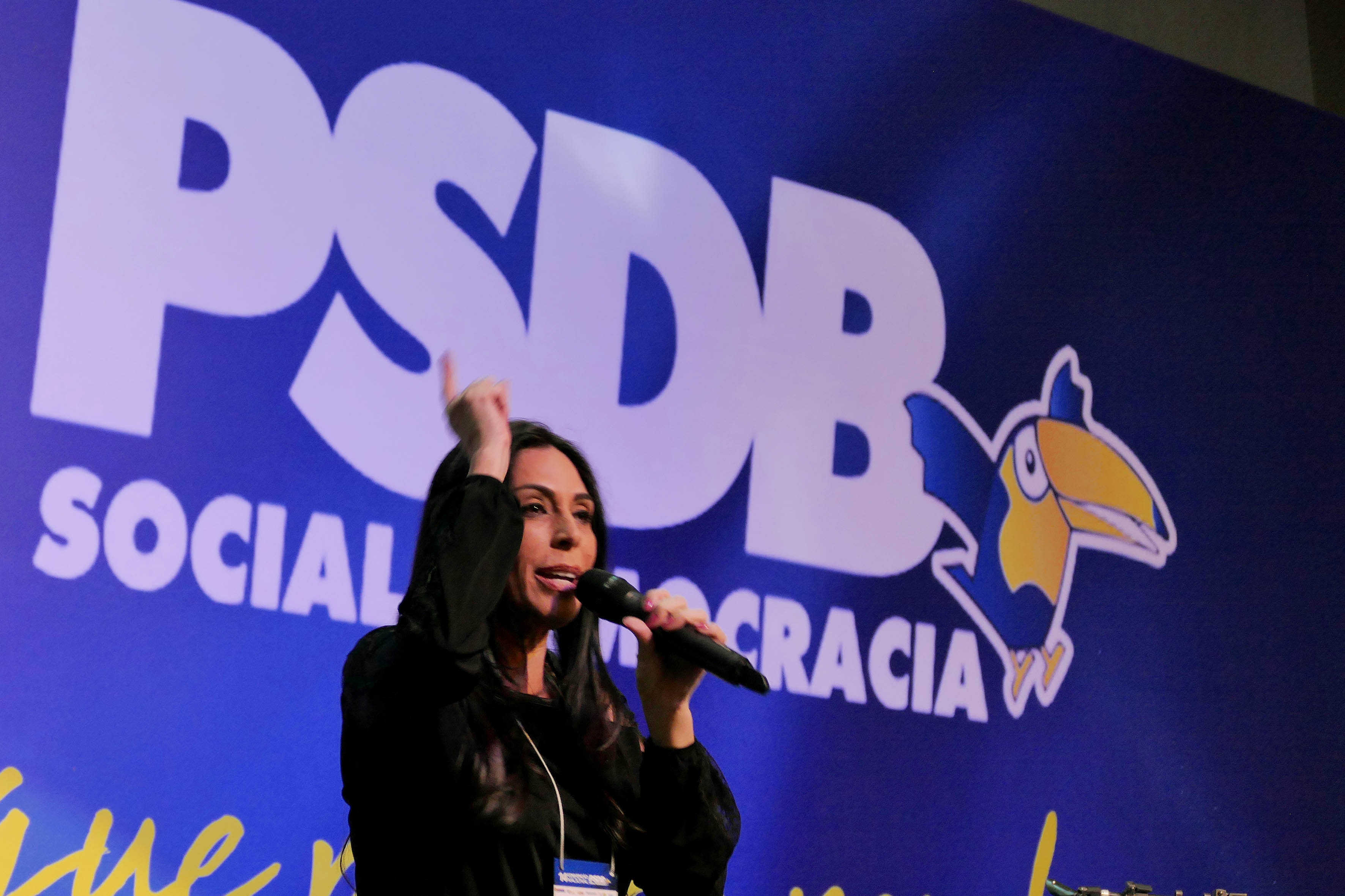 Deputada Geovania de Sá discursa na 14ª Convenção Nacional do PSDB. Brasília, 09/12/2017 Foto Orlando Brito