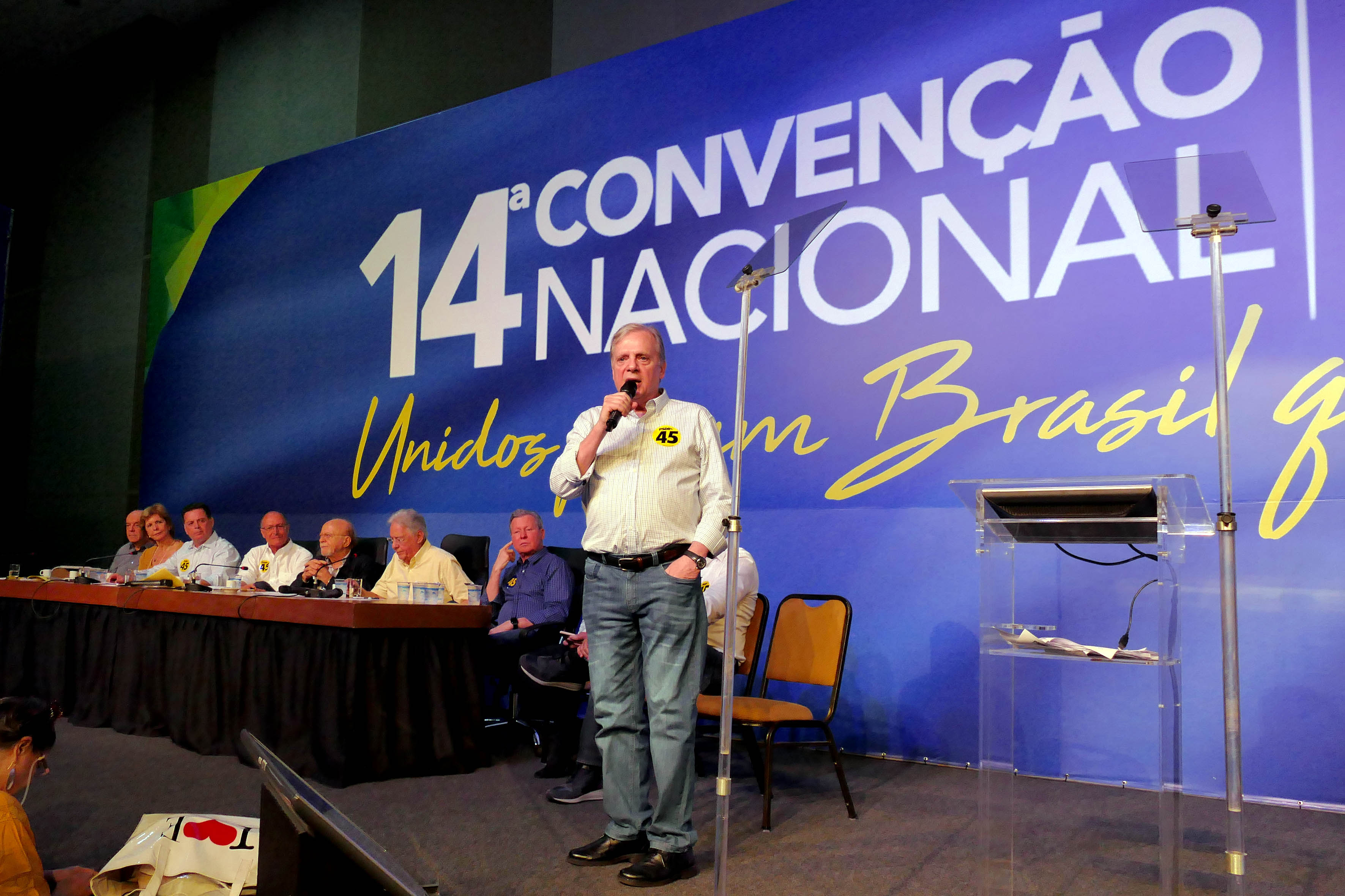 Tasso Jereissati discurca na 14 ª Convenção Nacional do PSDB, Brasília, 09/12/2017 - Foto Orlando Brito