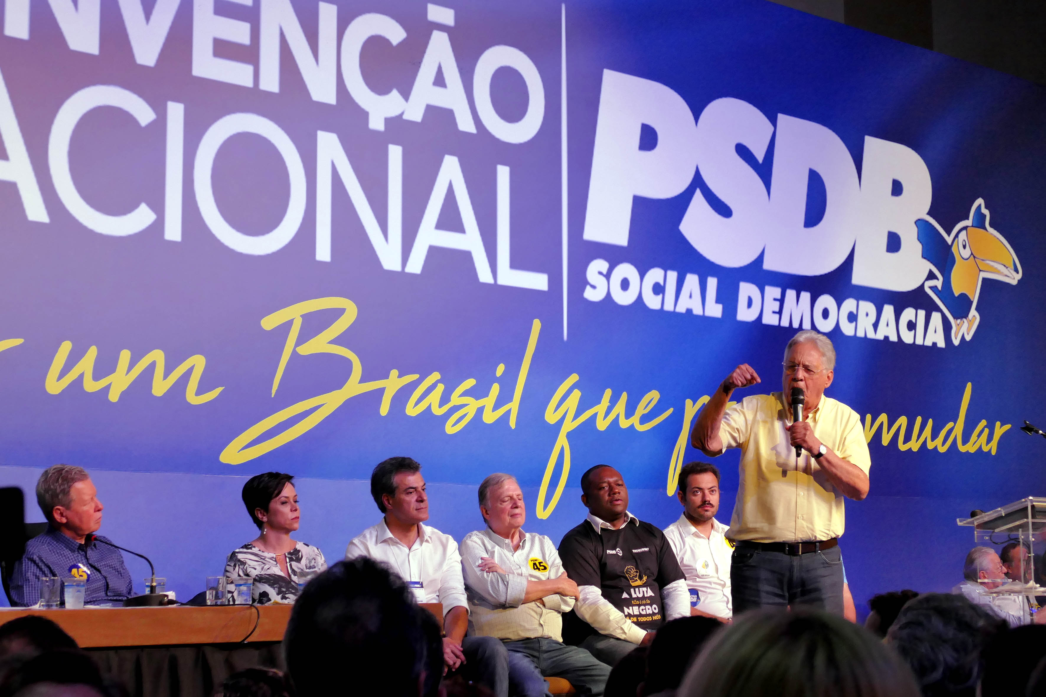 Fernando Henrique Cardoso discurca na 14 ª Convenção Nacional do PSDB, Brasília, 09/12/2017 - Foto Orlando Brito