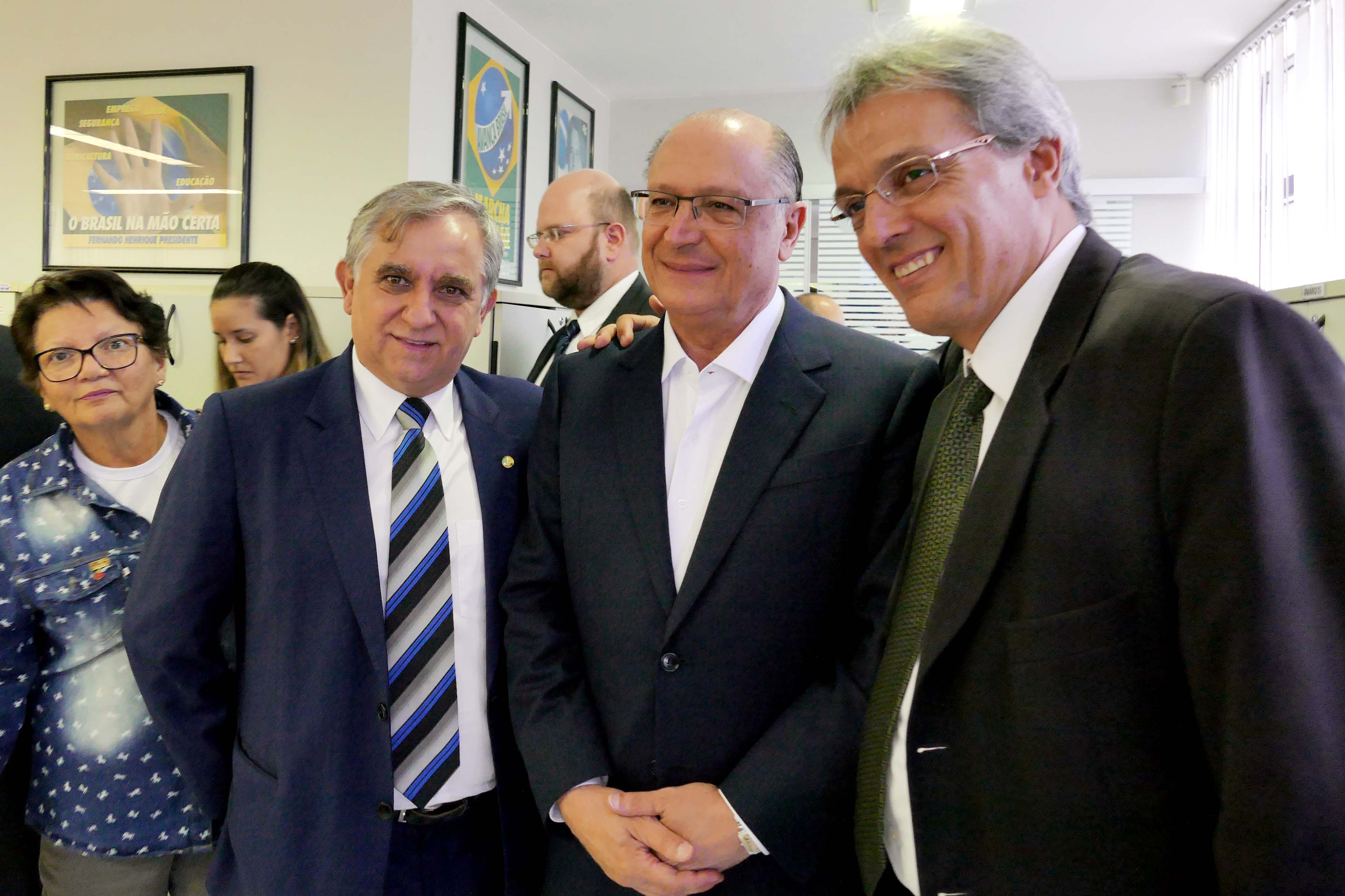 Presidente do PSDB, Geraldo Alckmin e o deputado Izalci durante reunião da executiva em Brasília. DF, 07/02/2017 - Foto Orlando Brito